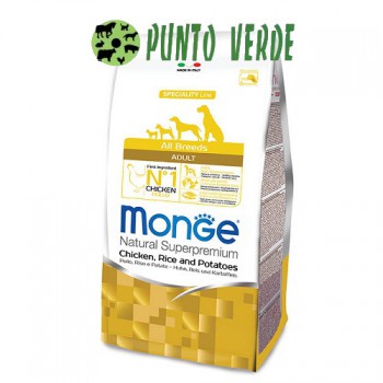 MONGE ALL BREEDS ADULT POLLO RISO E PATATE KG 12